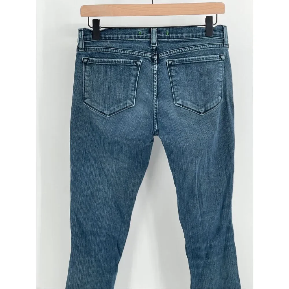 J Brand Jeans Women's Size 28 The Deal Blue Ankle Zipper Skinny Mid Rise Jegging